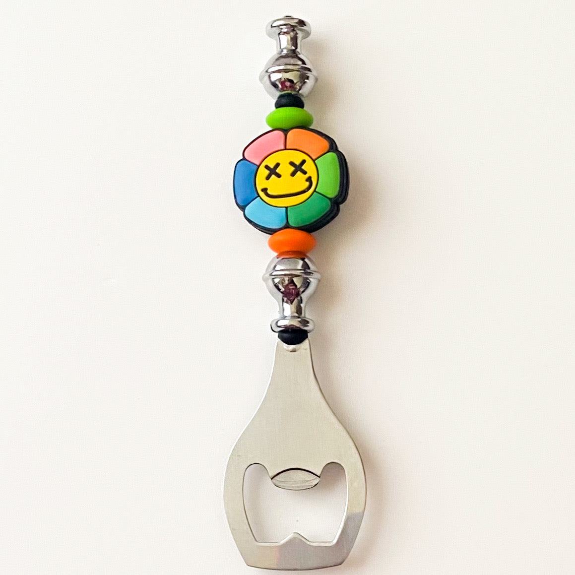 Flower Power Bottle Opener | Unique Handmade Bar Accessory