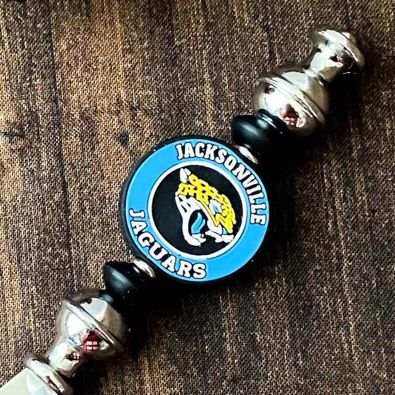 Jacksonville Football Themed Bottle Opener | Handcrafted Game Day Bar Accessory Gift | Gift For Football Fans