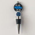 "It Is What It Is" Beaded Wine Stopper | Handcrafted Rhinestone Gift for Wine Lovers