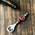 Boston Baseball Themed Bottle Opener | Handcrafted Game Day Bar Accessory Gift | Gift For Baseball Fans