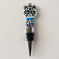 Cat Mom Beaded Wine Stopper | Handcrafted Rhinestone Gift for Cat Lovers & Wine Enthusiasts
