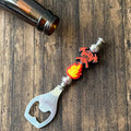 First Responder Firefighter Themed Bottle Opener | Handmade Gift For Firefighter | Unique Bar Accessory
