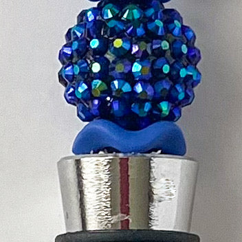3D Heart Beaded Wine Stopper | Handcrafted Rhinestone Gift for Wine Lovers