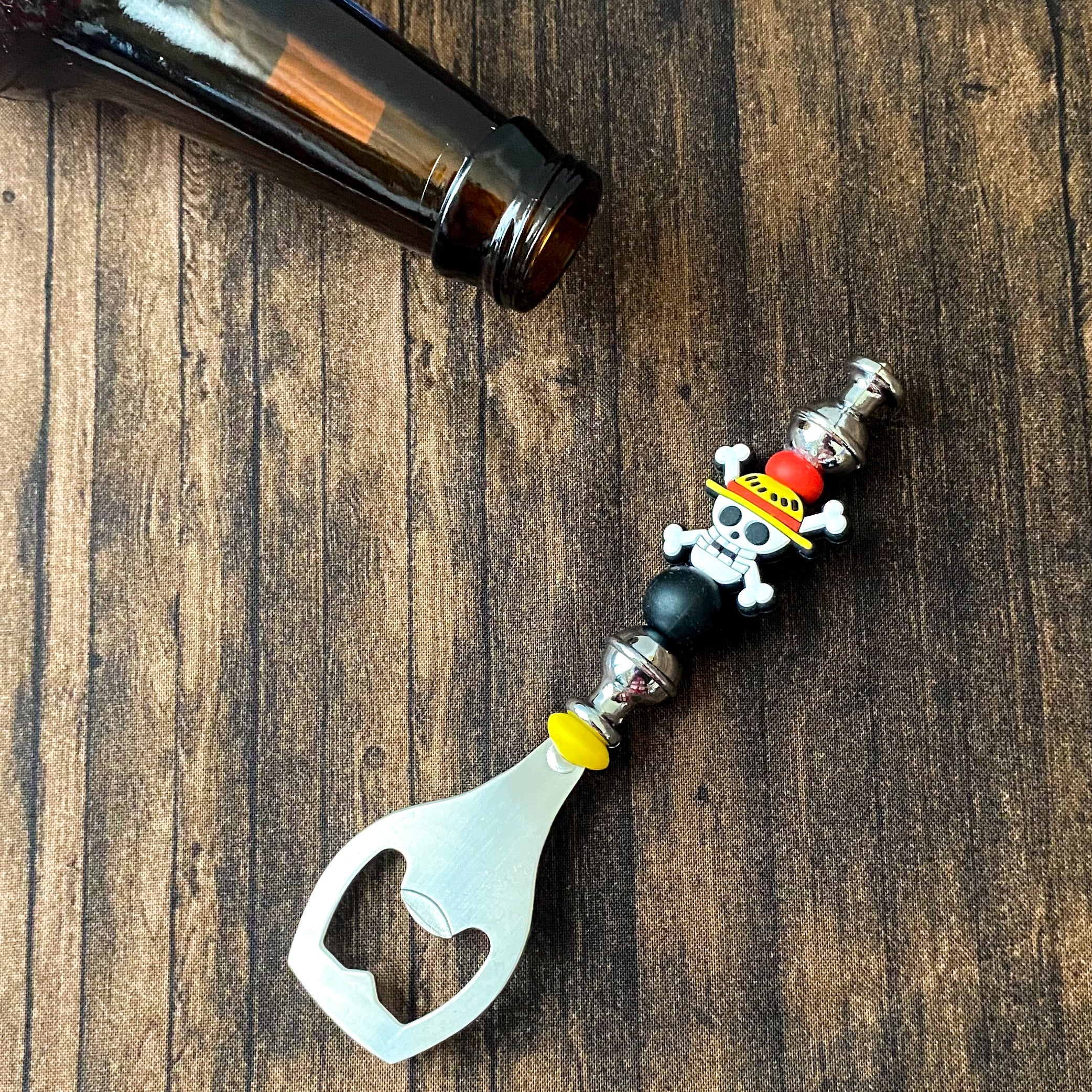 Anime Themed Bottle Opener | Unique Handmade Bar Accessory