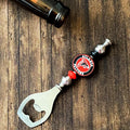 Atlanta Football Themed Bottle Opener | Handcrafted Game Day Bar Accessory Gift | Gift For Football Fans