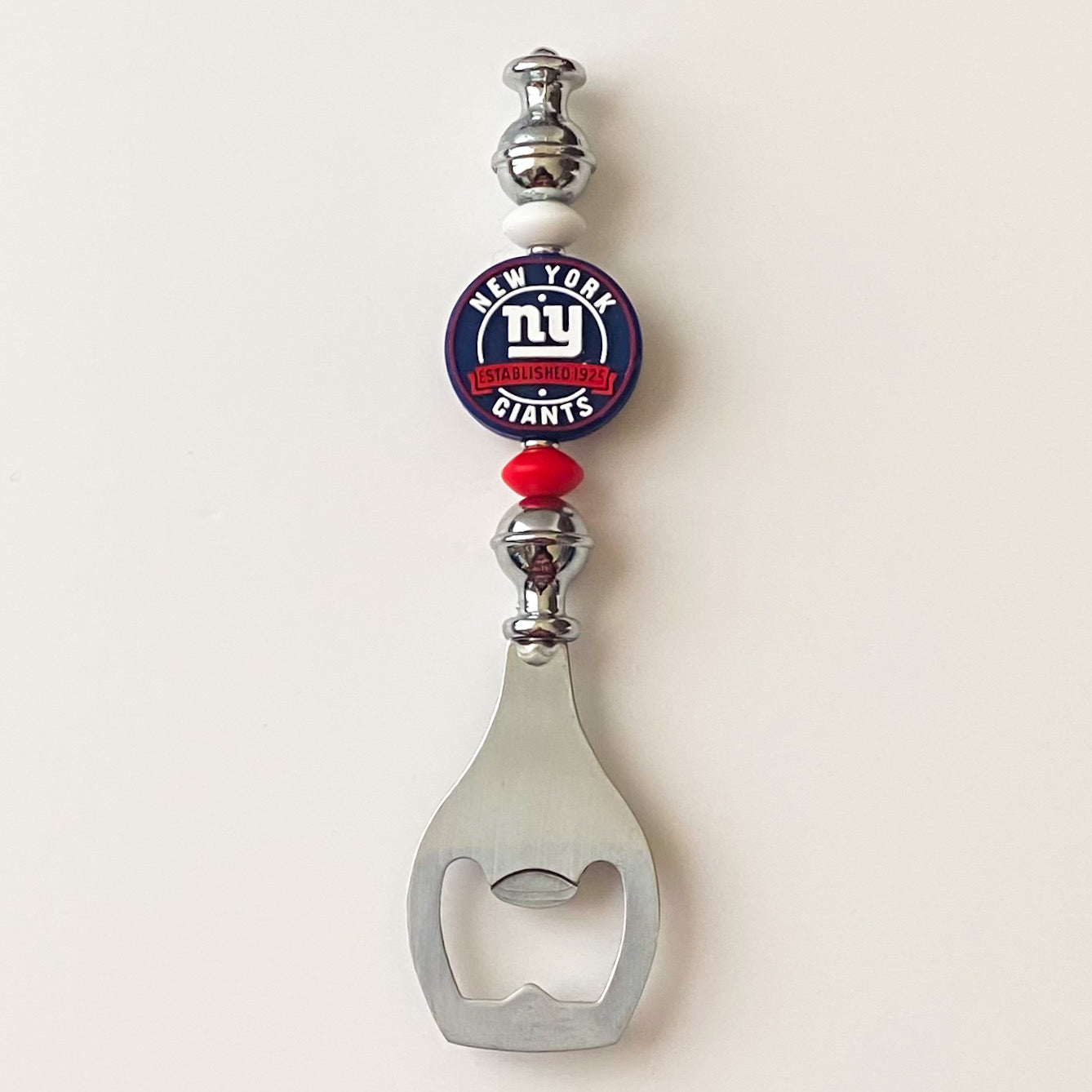 New York Football Themed Bottle Opener | Handcrafted Game Day Bar Accessory Gift | Gift For Football Fans