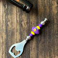 Minnesota Football Themed Bottle Opener | Handcrafted Game Day Bar Accessory Gift | Gift For Football Fans