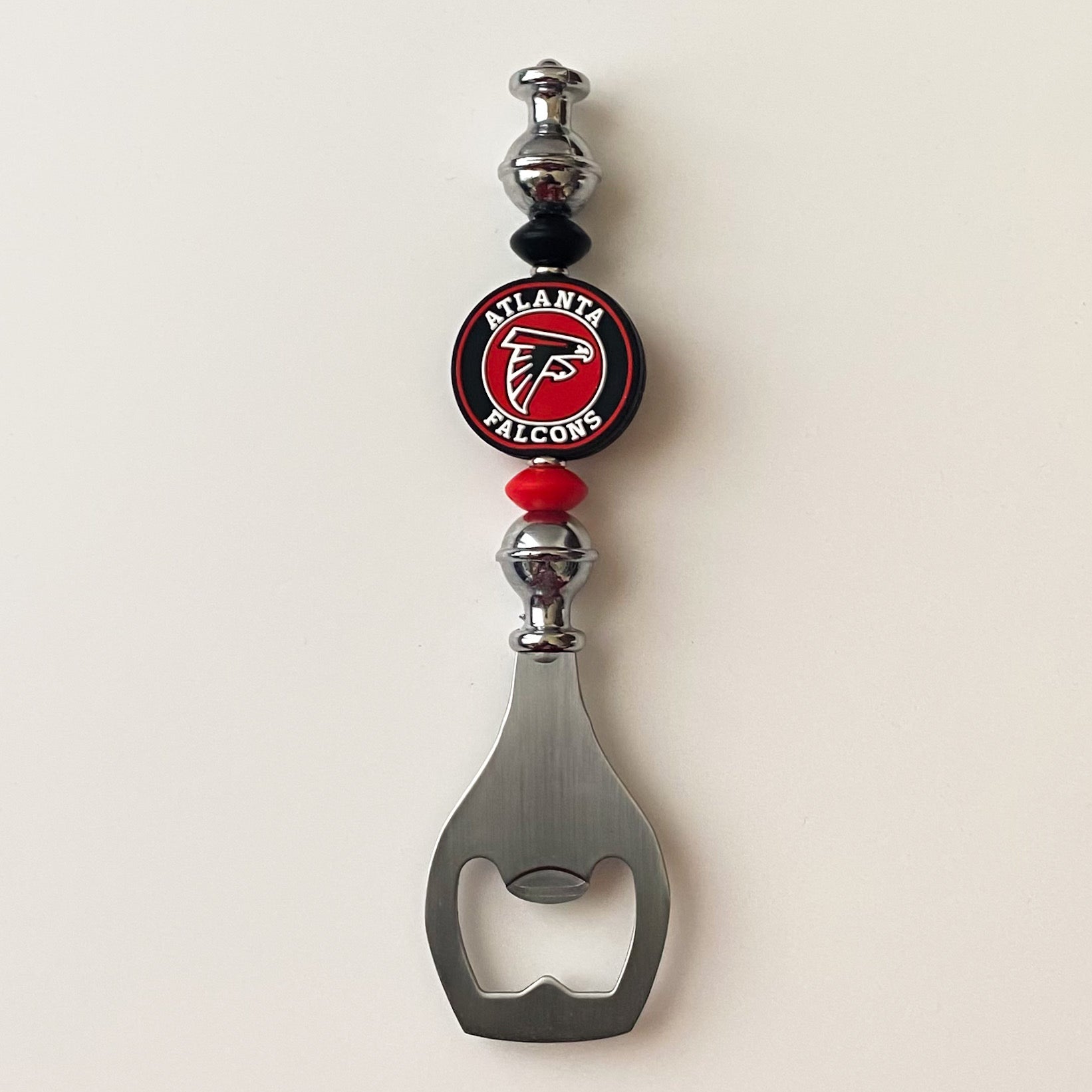Atlanta Football Themed Bottle Opener | Handcrafted Game Day Bar Accessory Gift | Gift For Football Fans