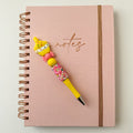 Yellow Cupcake Beaded Pen | Handmade Statement Pen | Sweet Treats Dessert Collection