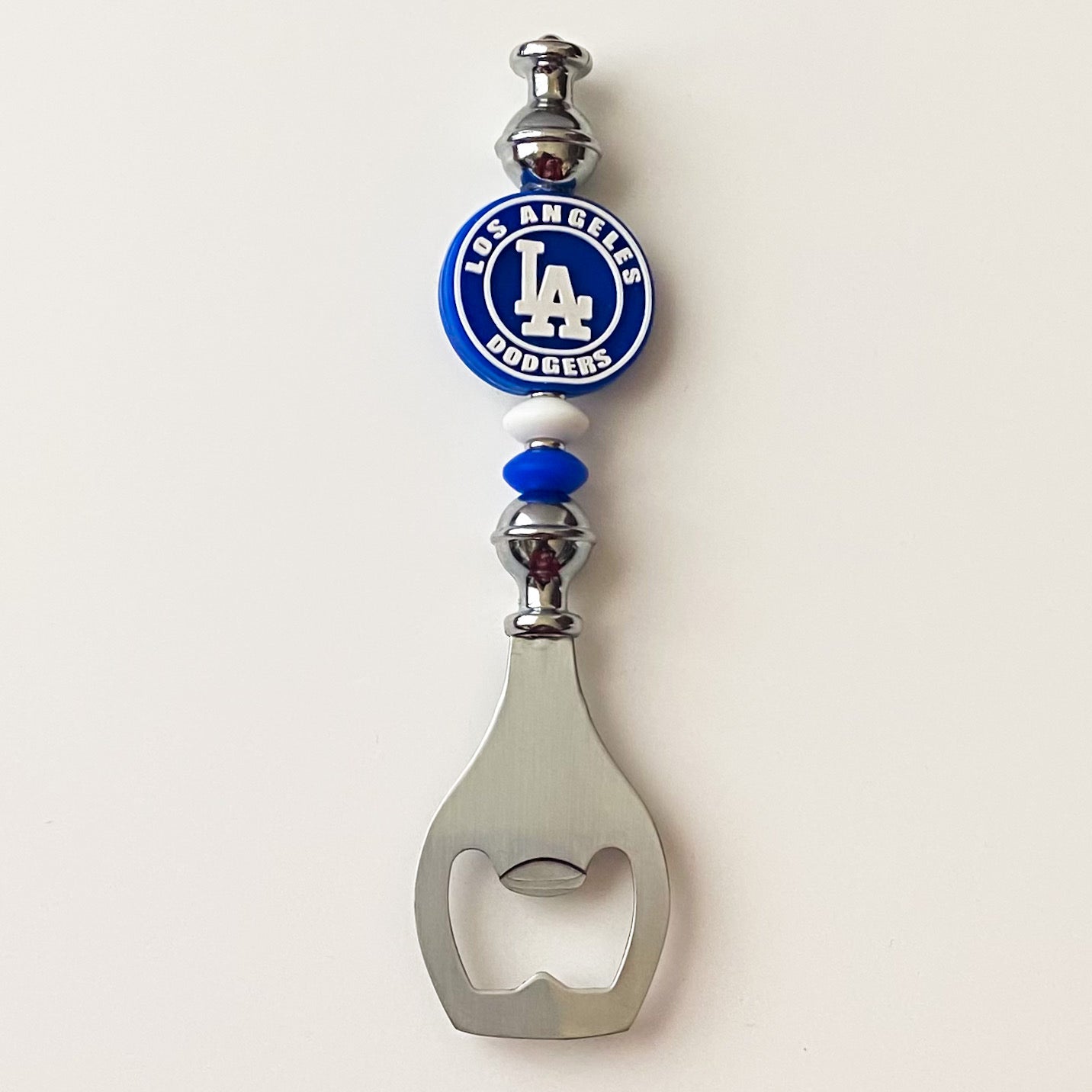 Los Angeles Baseball Themed Bottle Opener | Handcrafted Game Day Bar Accessory Gift | Gift For Baseball Fans